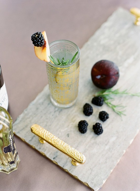 Fall wedding cocktails