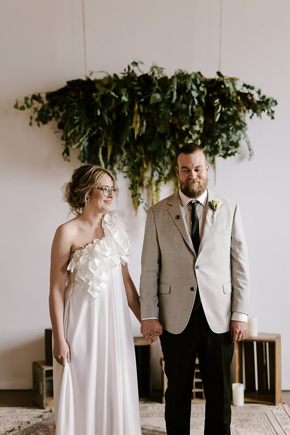 Vintage industrial wedding in Calgary
