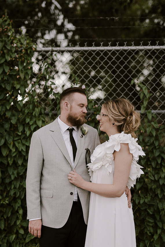 Vintage industrial wedding in Calgary