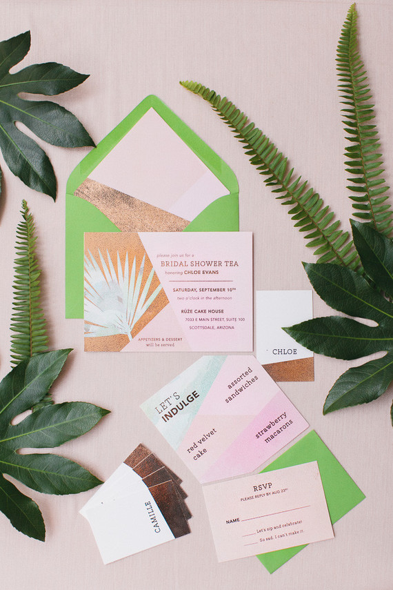 Modern bridal shower