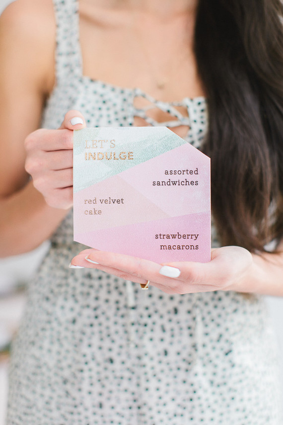 Modern bridal shower