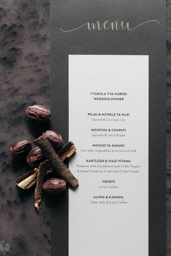 Elegant winter wedding in Zanzibar Inspiration