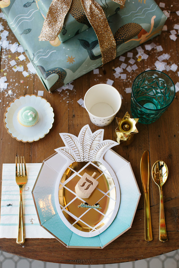 California Christmakah party ideas Inspiration