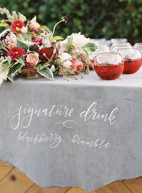 Wedding cocktails