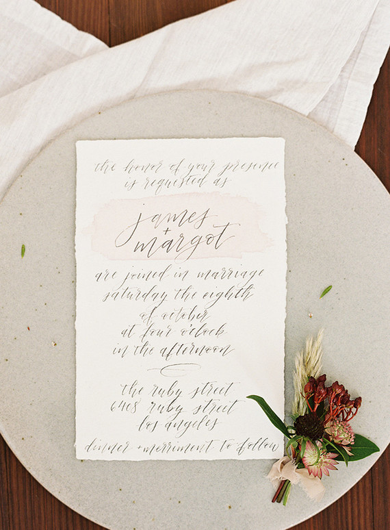 Custom wedding invitations