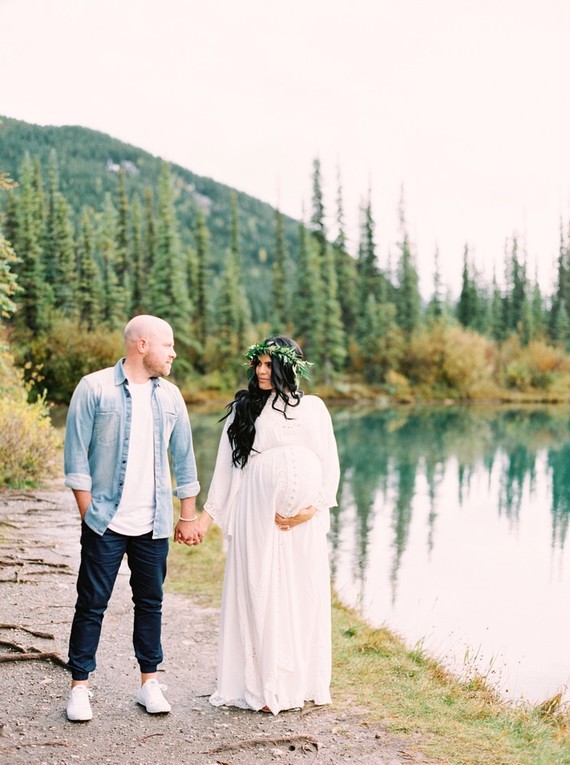 Calgary Mountain maternity photos