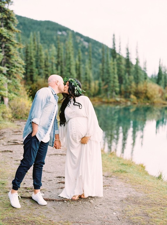 Calgary Mountain maternity photos