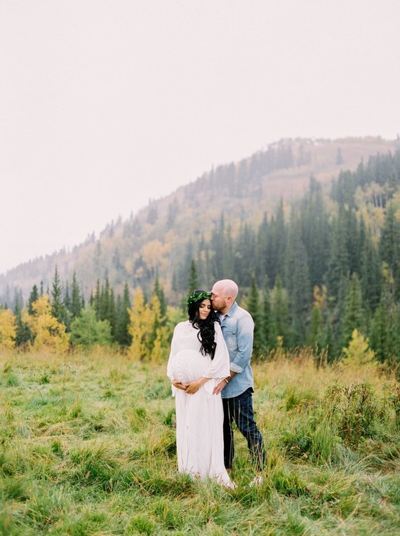 Calgary Mountain maternity photos