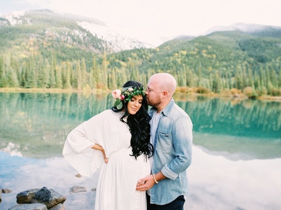 Calgary Mountain maternity photos