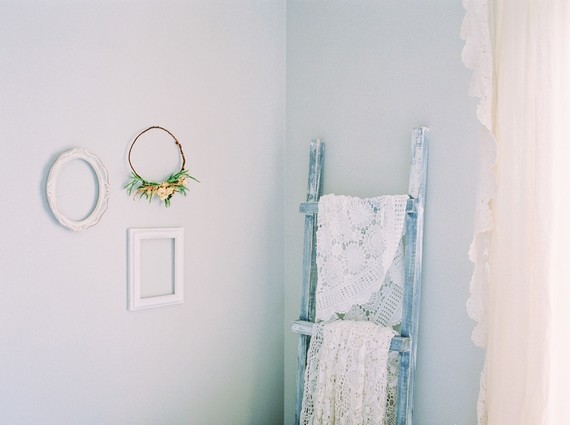 Floral shabby chic vintage nursery