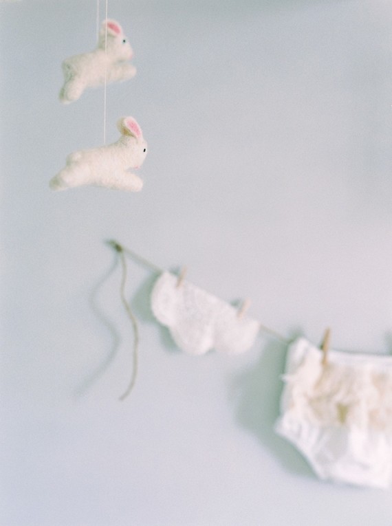 Floral shabby chic vintage nursery