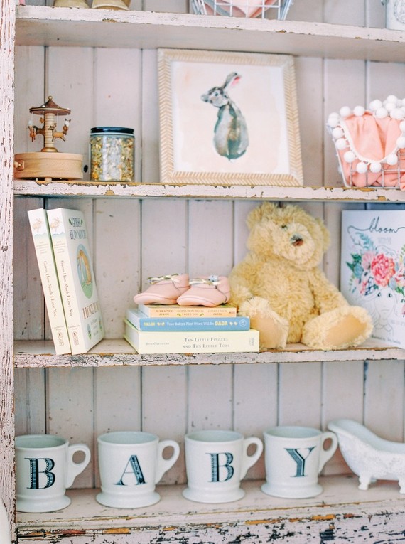 Floral shabby chic vintage nursery