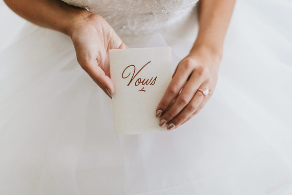 Modern garden inspired wedding