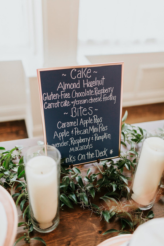 Modern garden inspired wedding