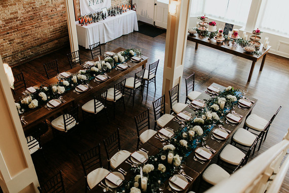 Modern garden inspired wedding