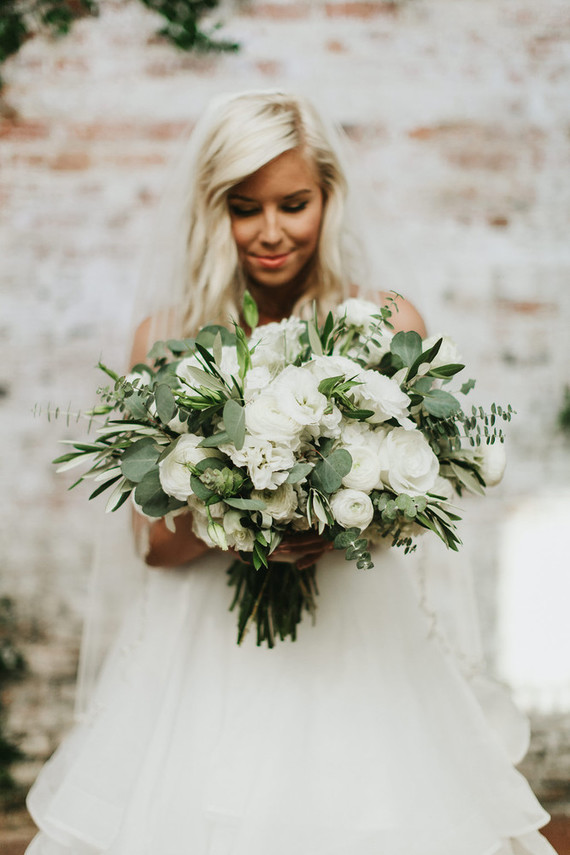 Modern garden inspired wedding