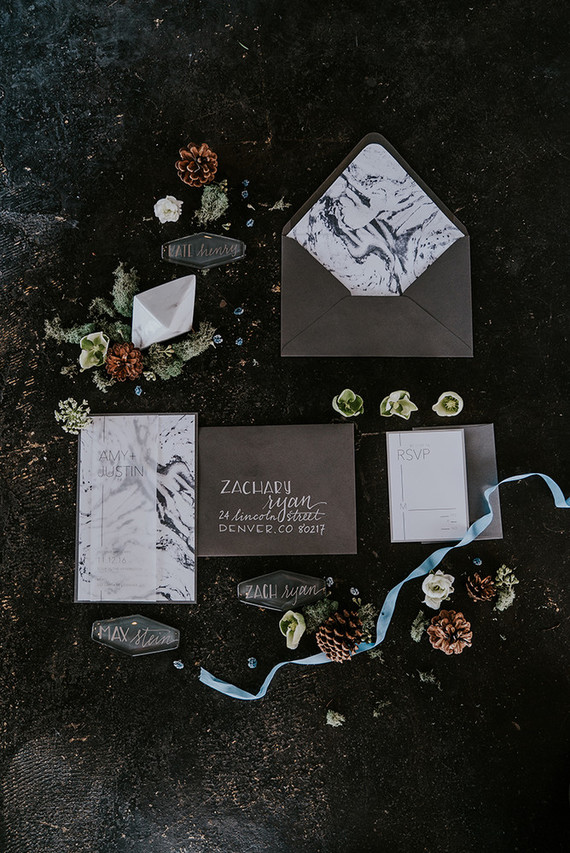 Winter wedding invitations