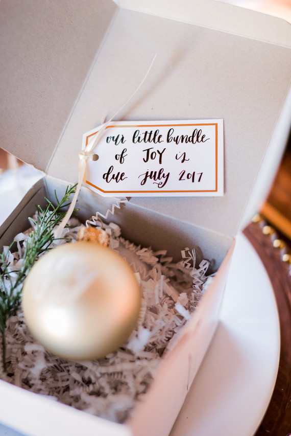 surprise pregnancy announcement