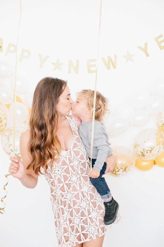 Modern New Year's Eve party with kids Wedding Inspiration