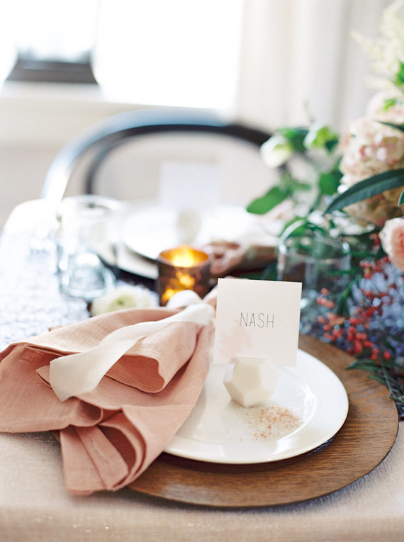 Pink and grey wedding inspiration