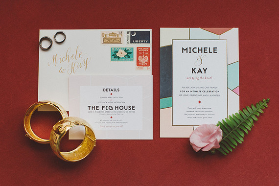 Whimsical Fig House LA wedding