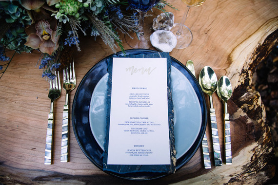 Bohemian geode wedding inspiration