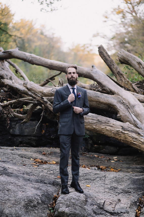 Rustic groom