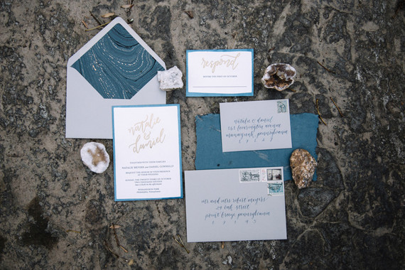 Bohemian geode wedding inspiration
