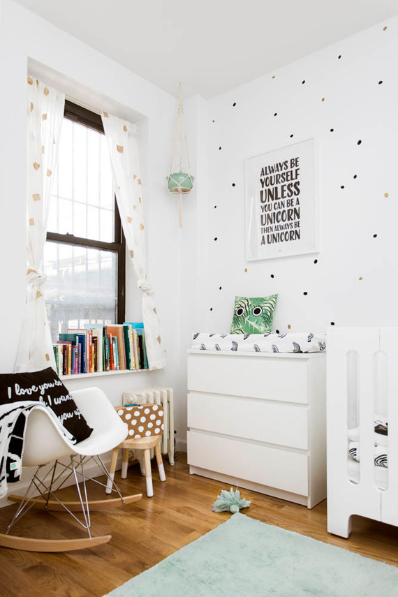 Tiny modern girl's room
