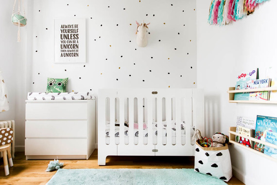 Tiny modern girl's room