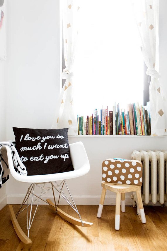 Tiny modern girl's room