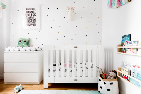 Tiny modern girl's room