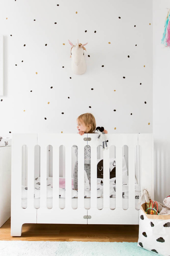 Tiny modern girl's room