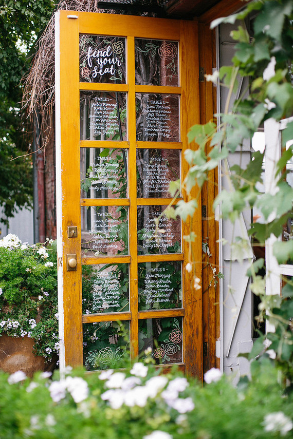 Garden inspired wedding