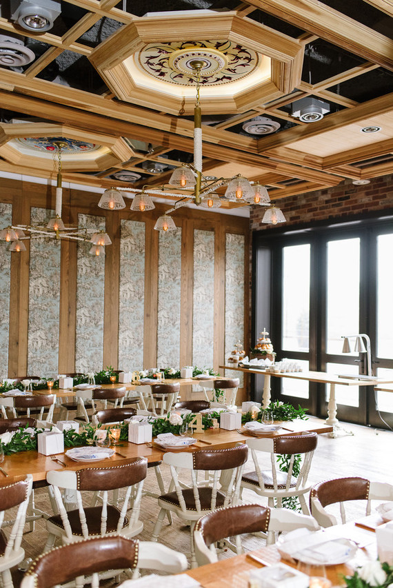 Elegant winter gender neutral baby shower