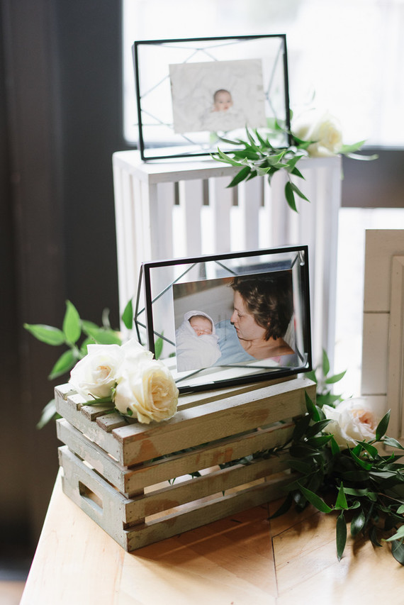 Elegant winter gender neutral baby shower