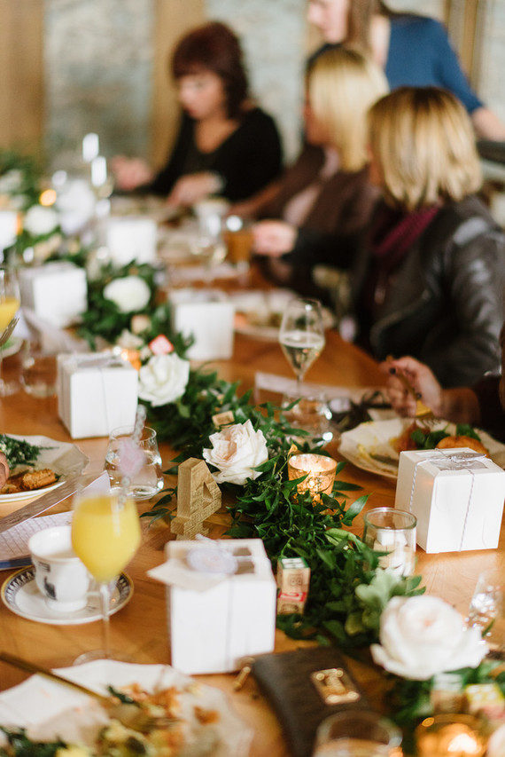 Elegant winter gender neutral baby shower