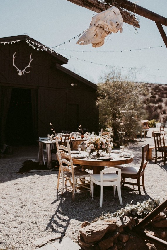 Rustic feminine baby shower