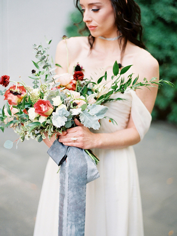 Fall bridal bouquet