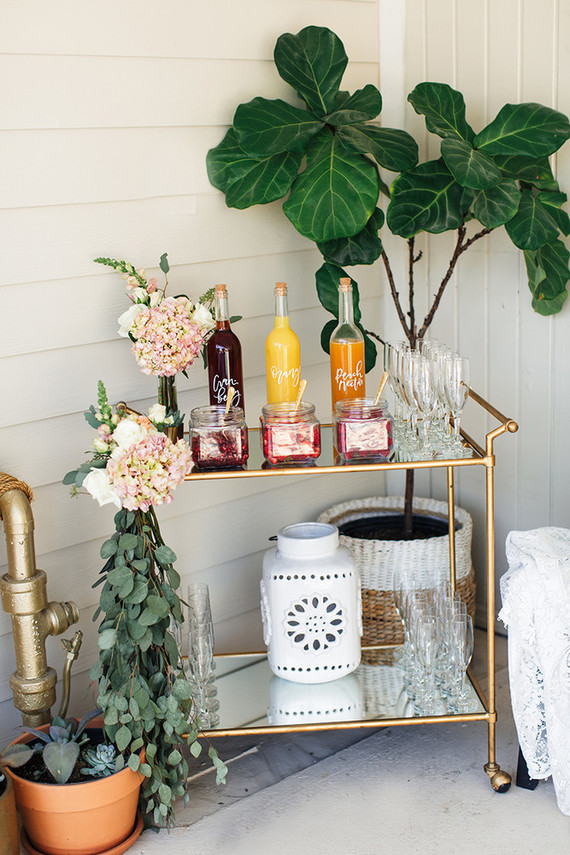 Boho bridal shower brunch
