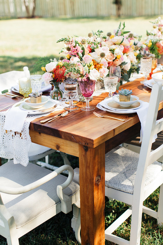 Backyard bridal shower