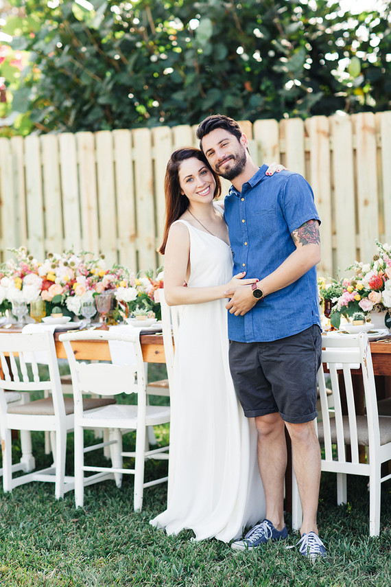 Backyard bridal shower