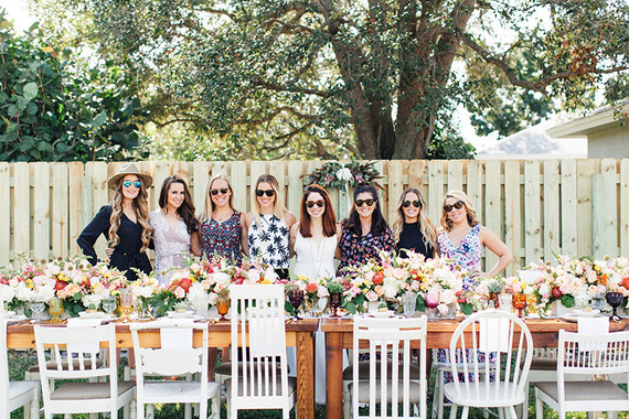 Backyard bridal shower