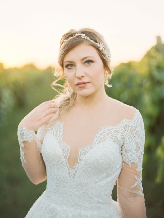 Lace wedding dress