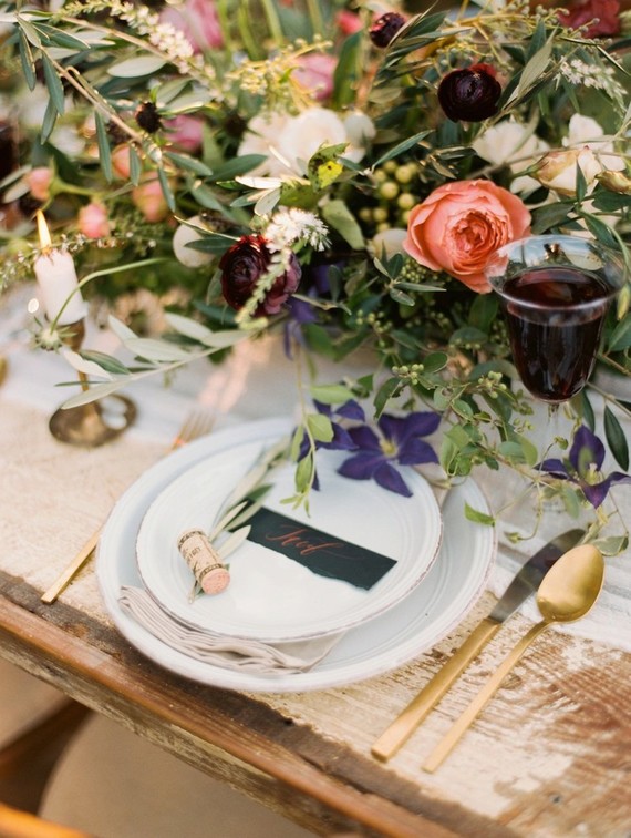 Vineyard wedding