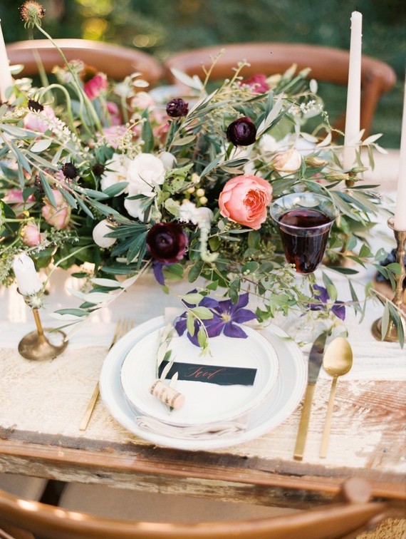 Rustic tablescape