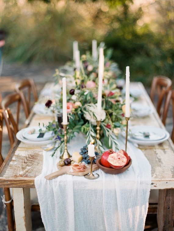 Rustic tablescape