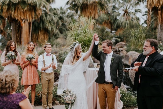 DIY desert wedding