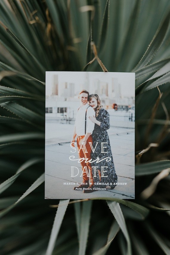 DIY desert wedding