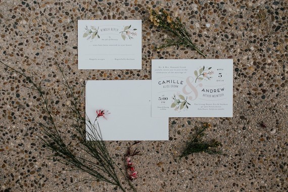 DIY desert wedding